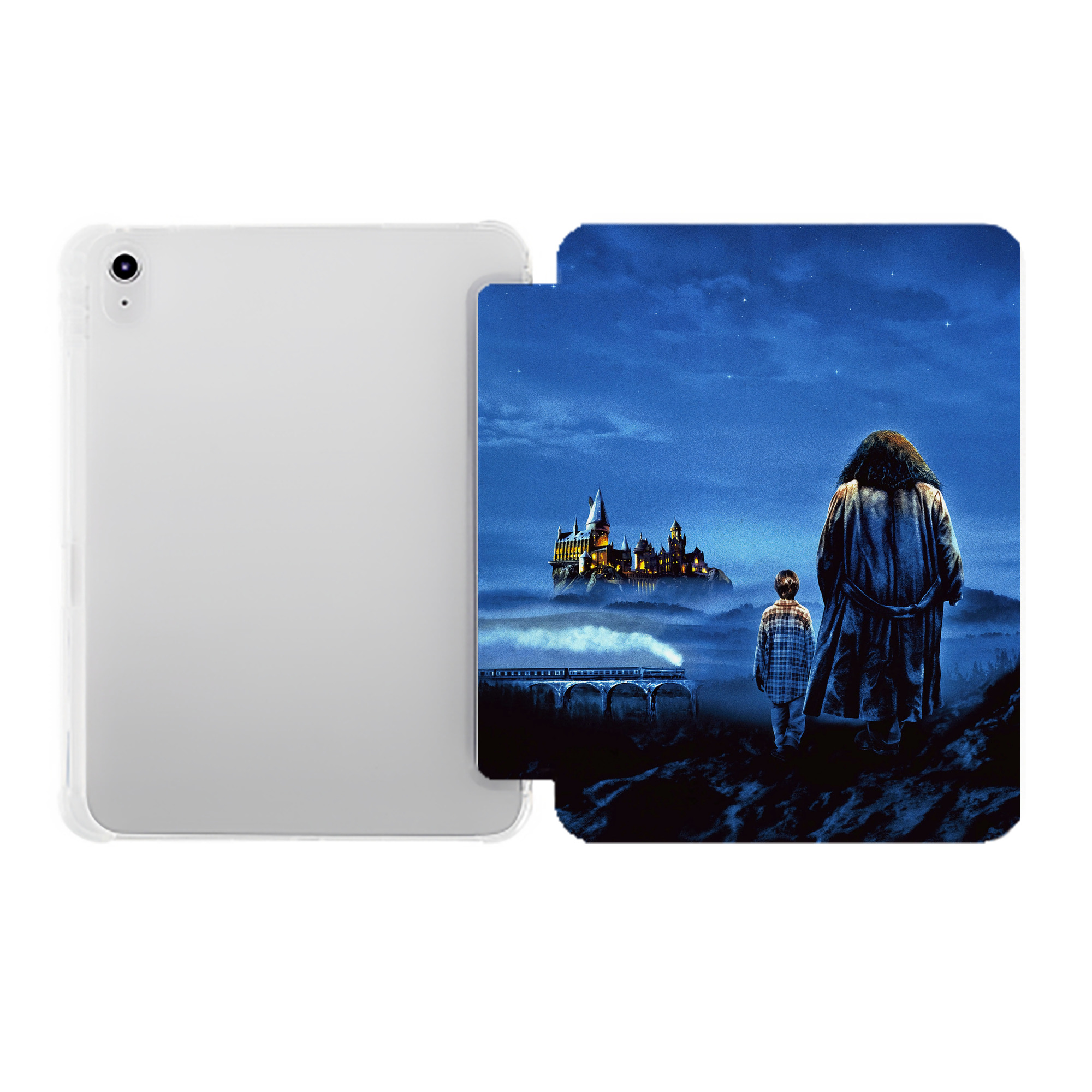 （画像用） Harry Potter ハリー・ポッターシリーズ IPad ケース ペン収納付き 三つ折りスタンド PUレザー×シリコン 対応機種9.5/10.5/10.9インチ